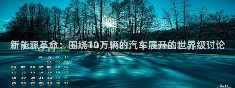 认准新宝gg:新能源革命:围绕10万辆的汽车展开的世界级讨论